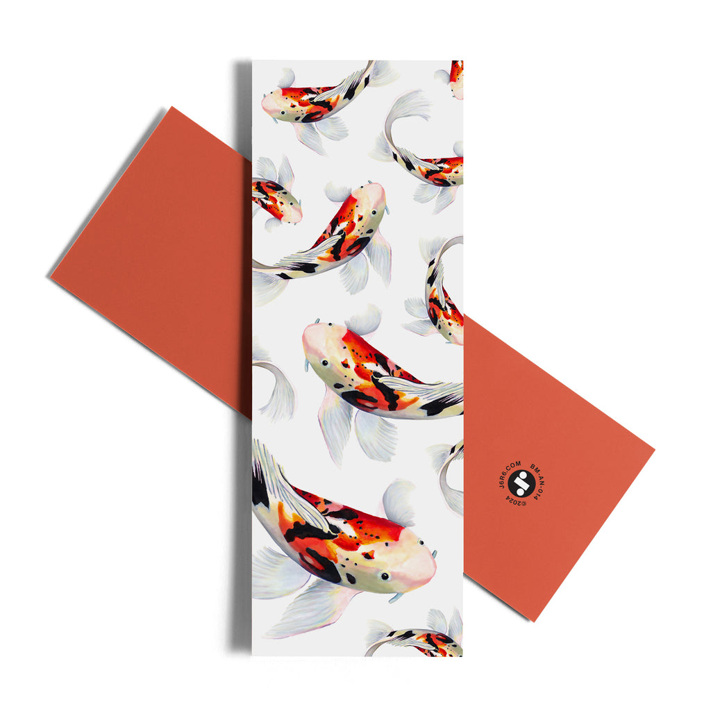 Orange Koi Fish Bookmark by J6R6