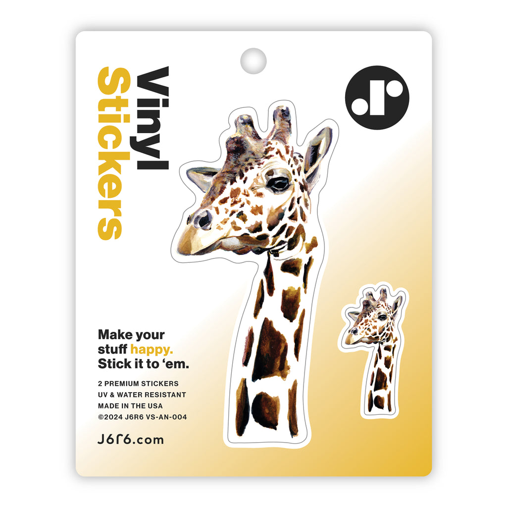 J6R6 Duo Sticker Sheet - Giraffe