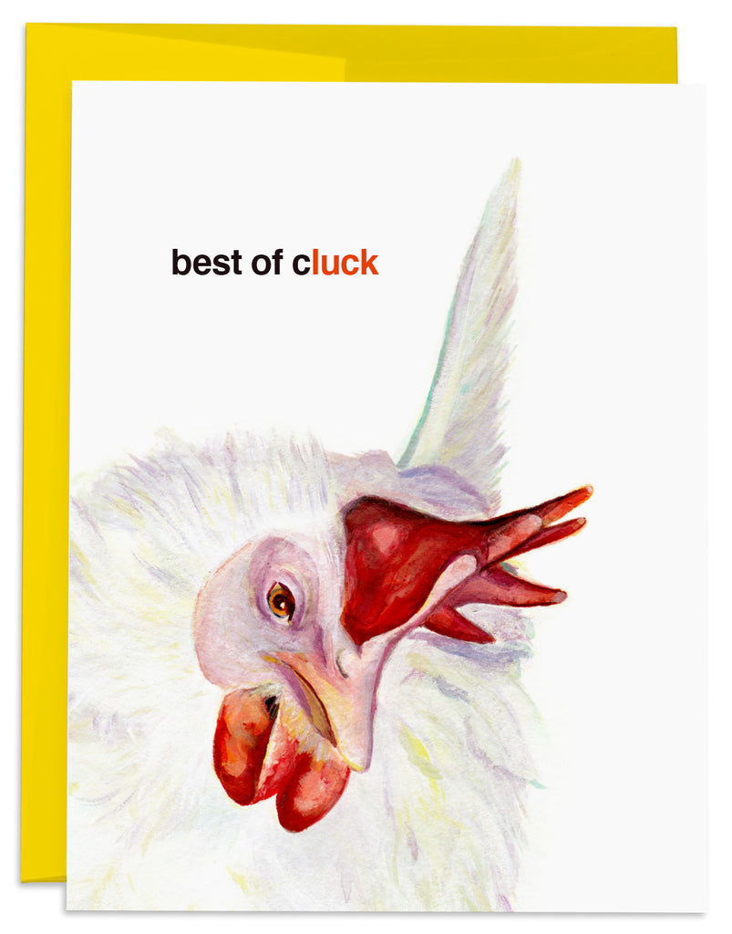 Chicken Greeting Card by J6R6