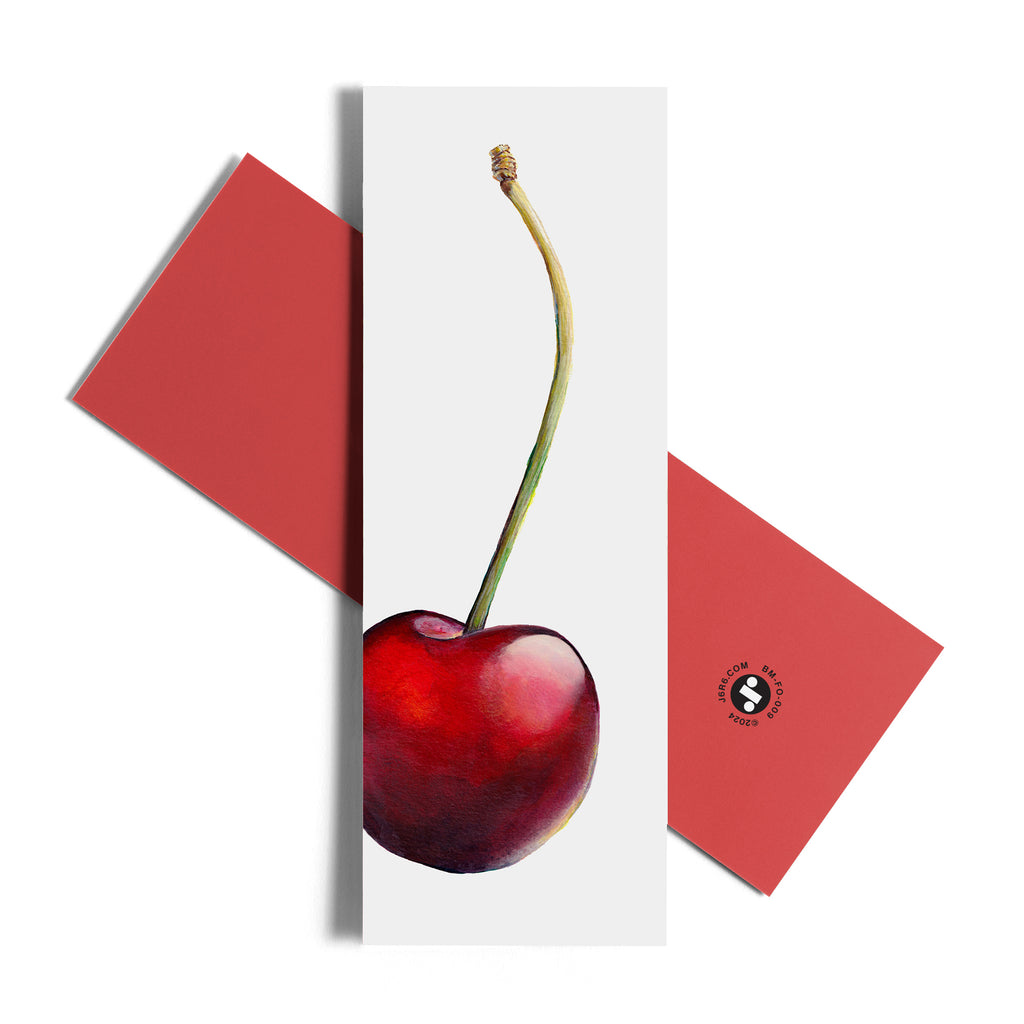 Red Cherry Bookmark by J6R6
