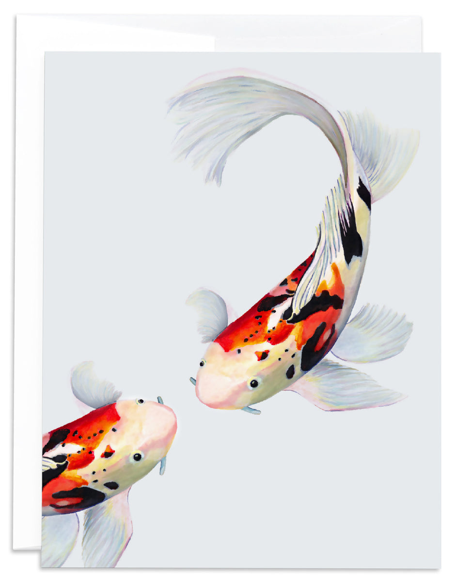 Koi Fish Card – J6R6