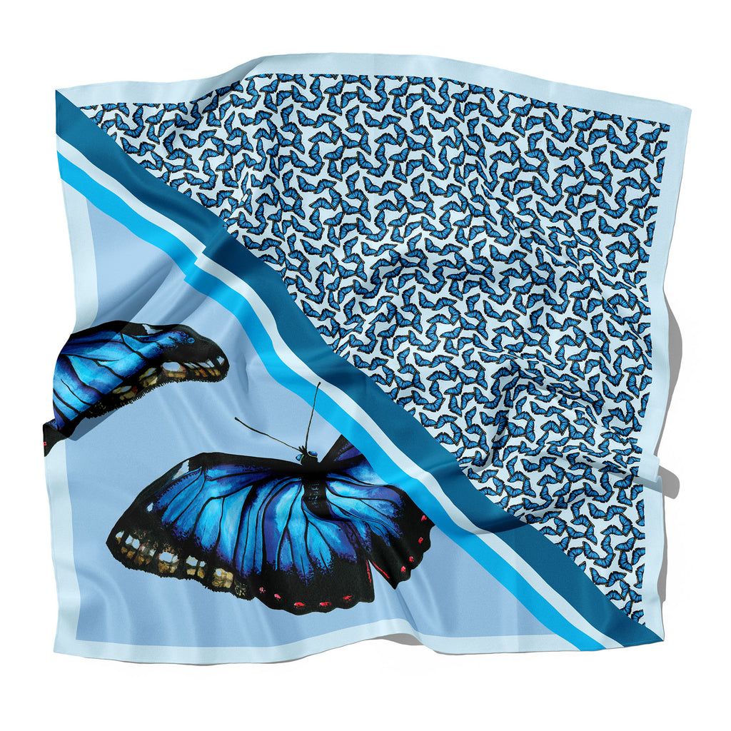 Blue Morpho Butterfly Scarf