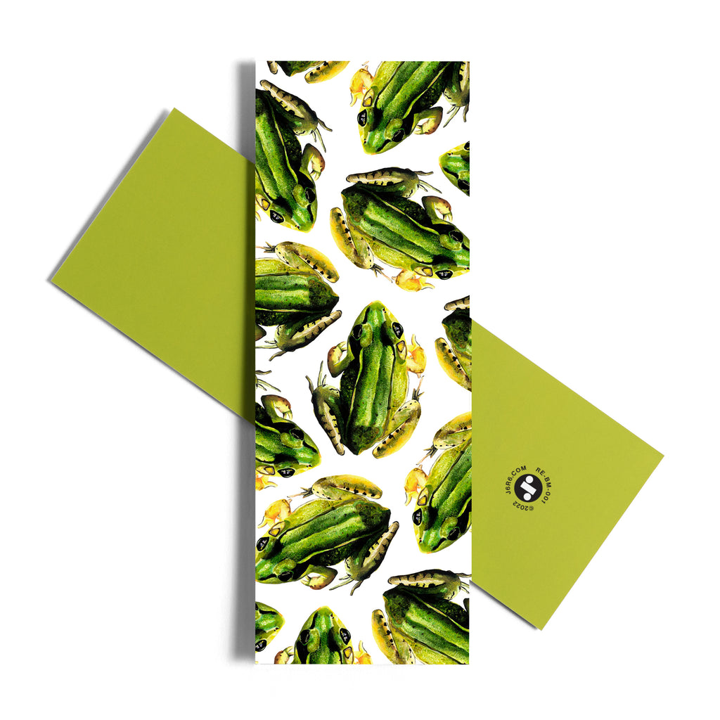 frog pattern bookmark