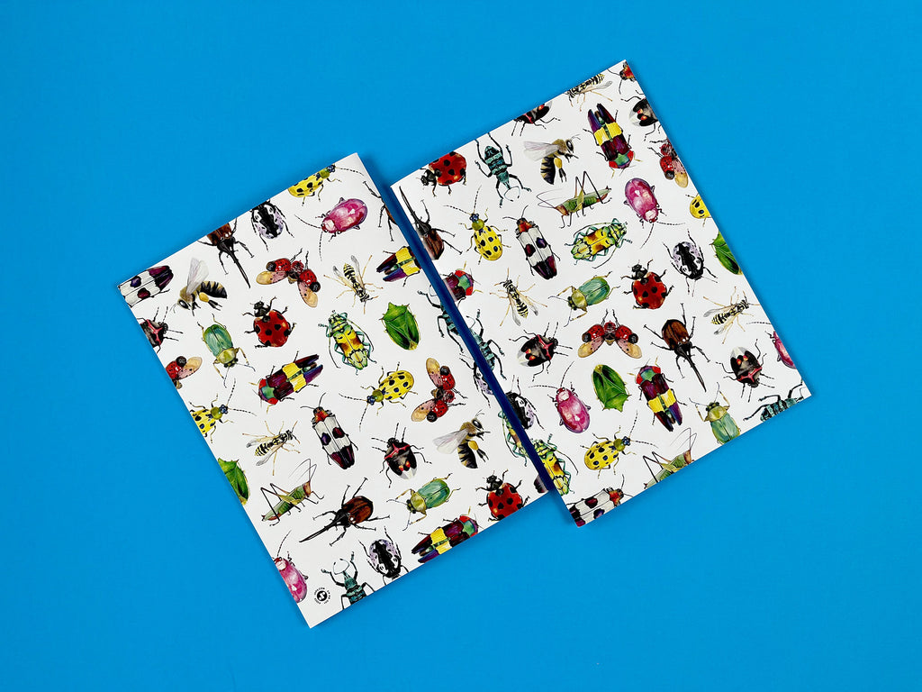 insect notebook front and back