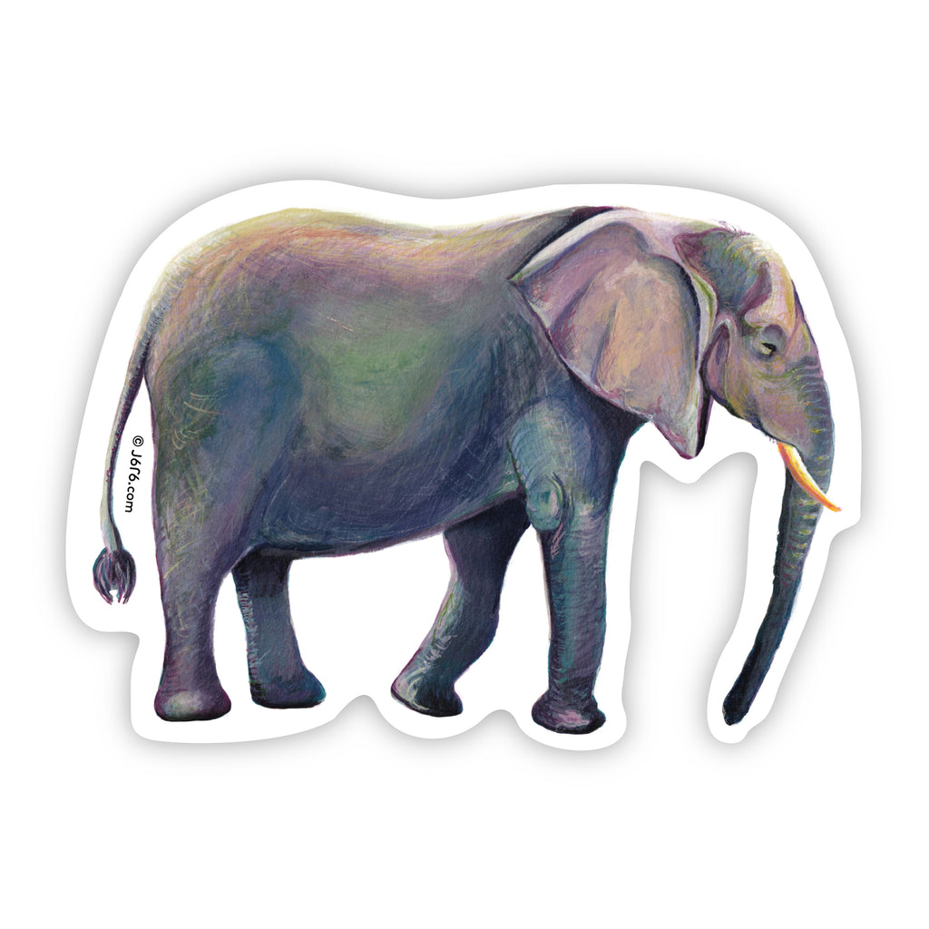 J6R6 elephant sticker